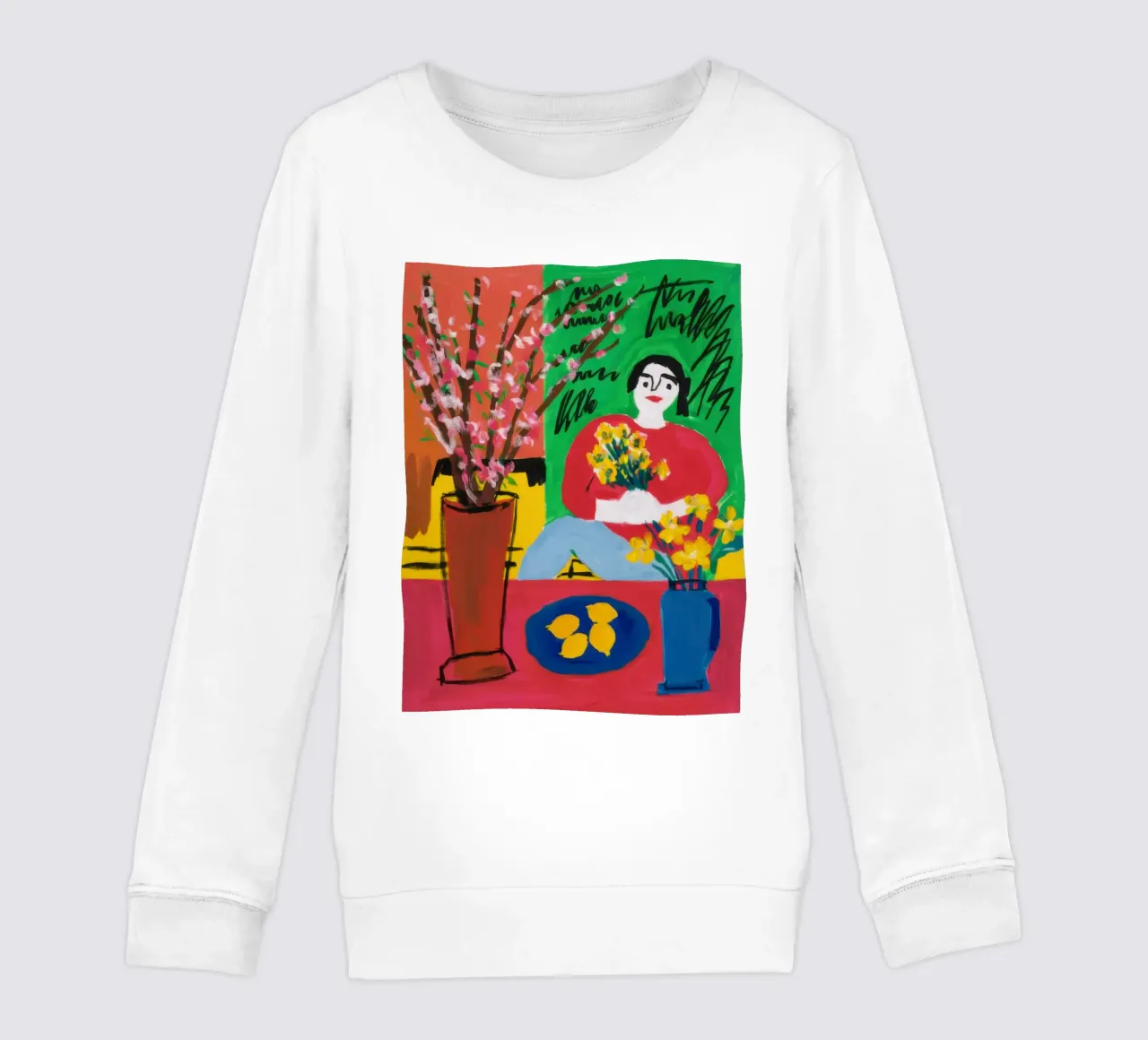 Saule à chattes Offrande douce sweat enfant de Prism Ritual