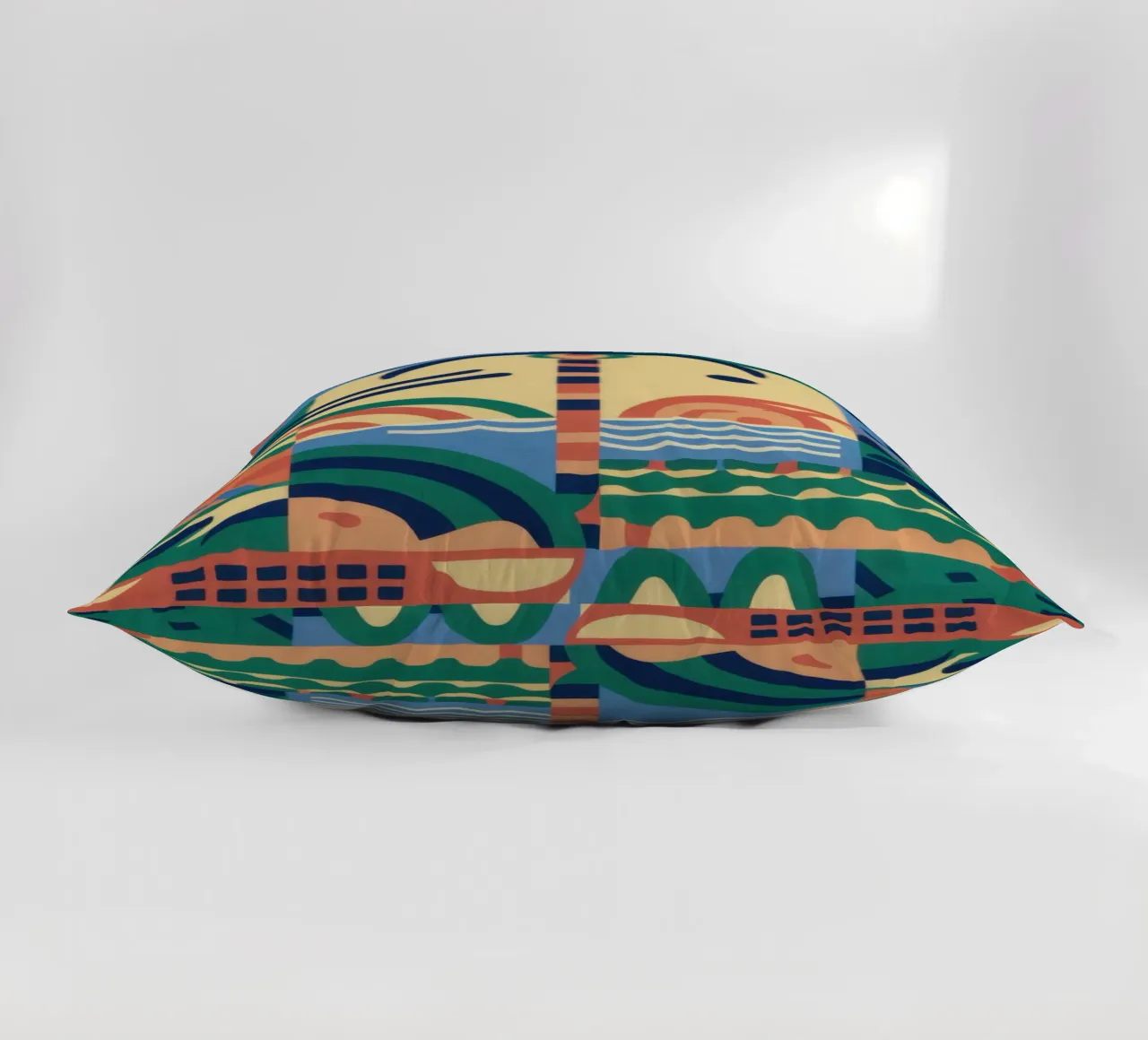 Ritmo geometrico tropicale cuscino da Prism Ritual
