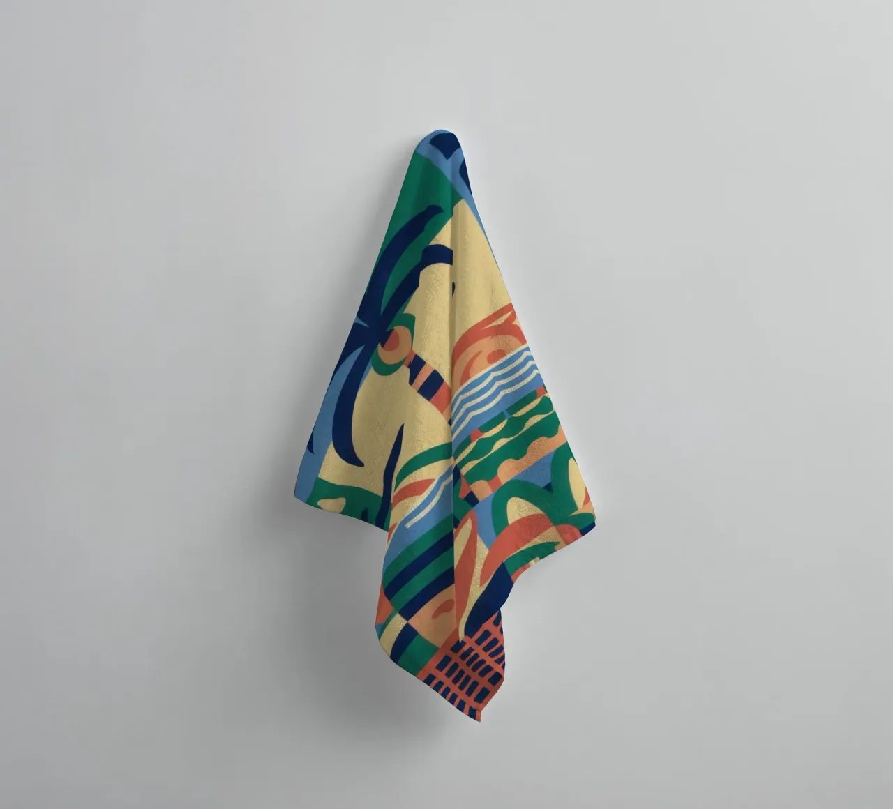Ritmo geometrico tropicale asciugamano da bagno da Prism Ritual