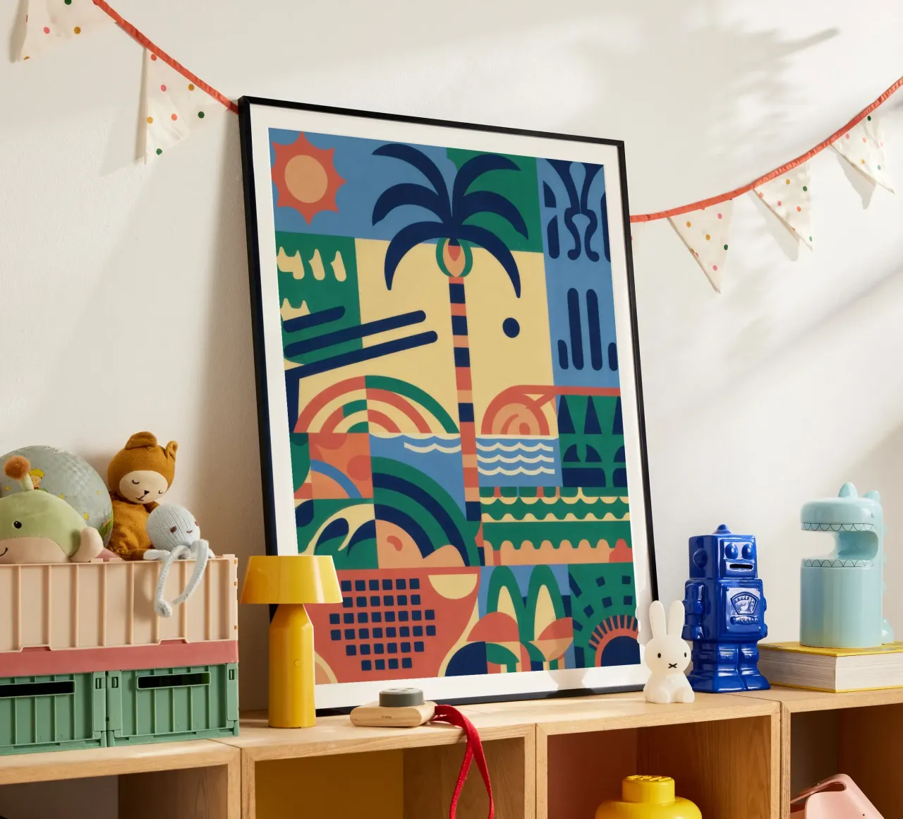 Ritmo geometrico tropicale carta hahnemühle da Prism Ritual