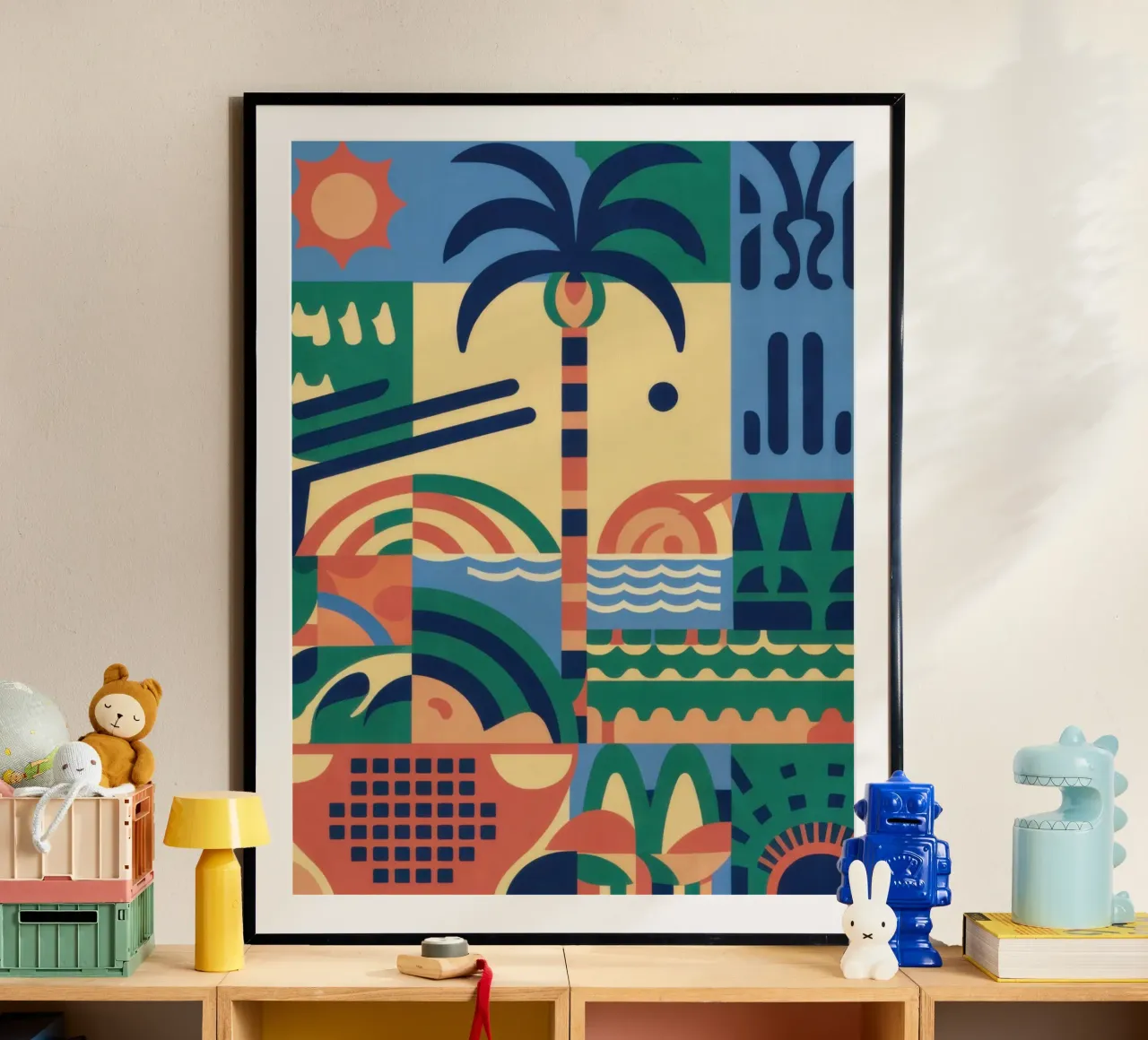 Ritmo geometrico tropicale carta hahnemühle da Prism Ritual