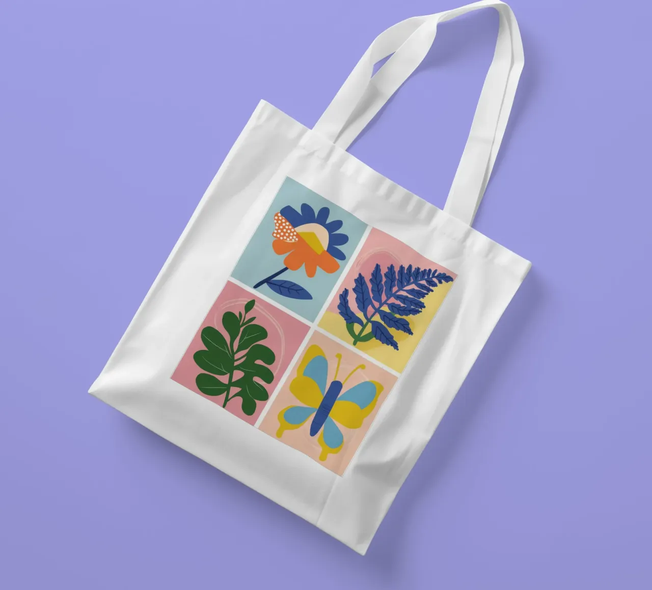 Griglia di studio botanico borsa in juta da Solar Paint