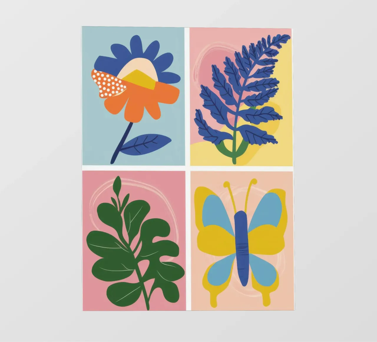 Griglia di studio botanico telo in pvc da Solar Paint