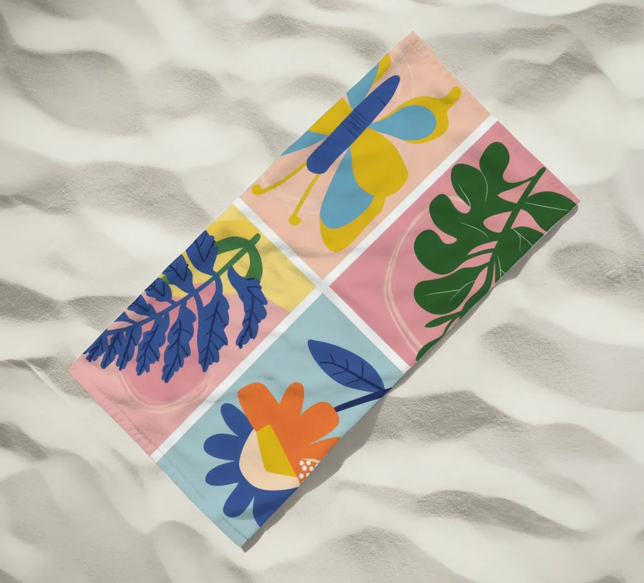 Griglia di studio botanico telo mare da Solar Paint