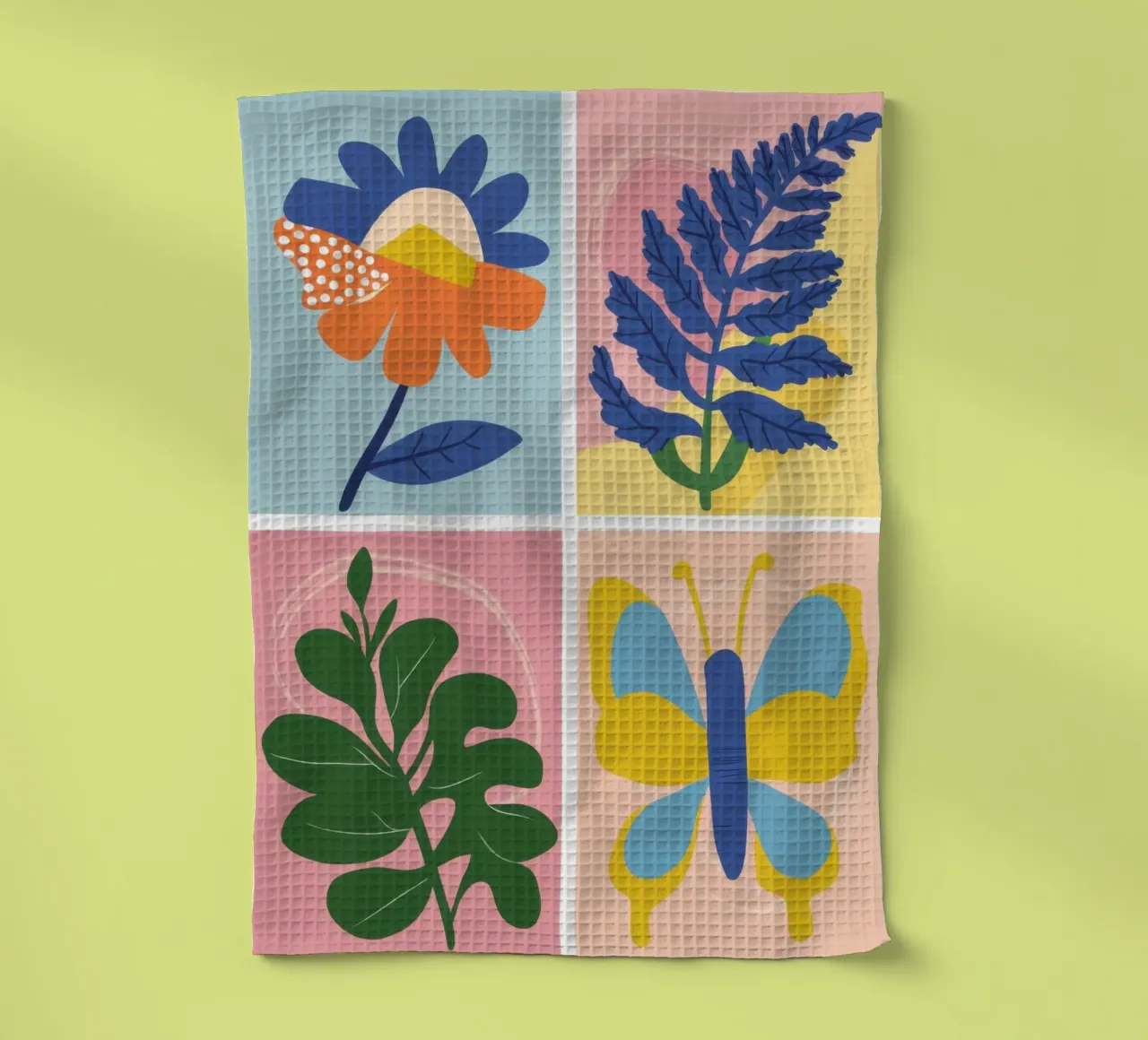 Griglia di studio botanico canovaccio da cucina da Solar Paint