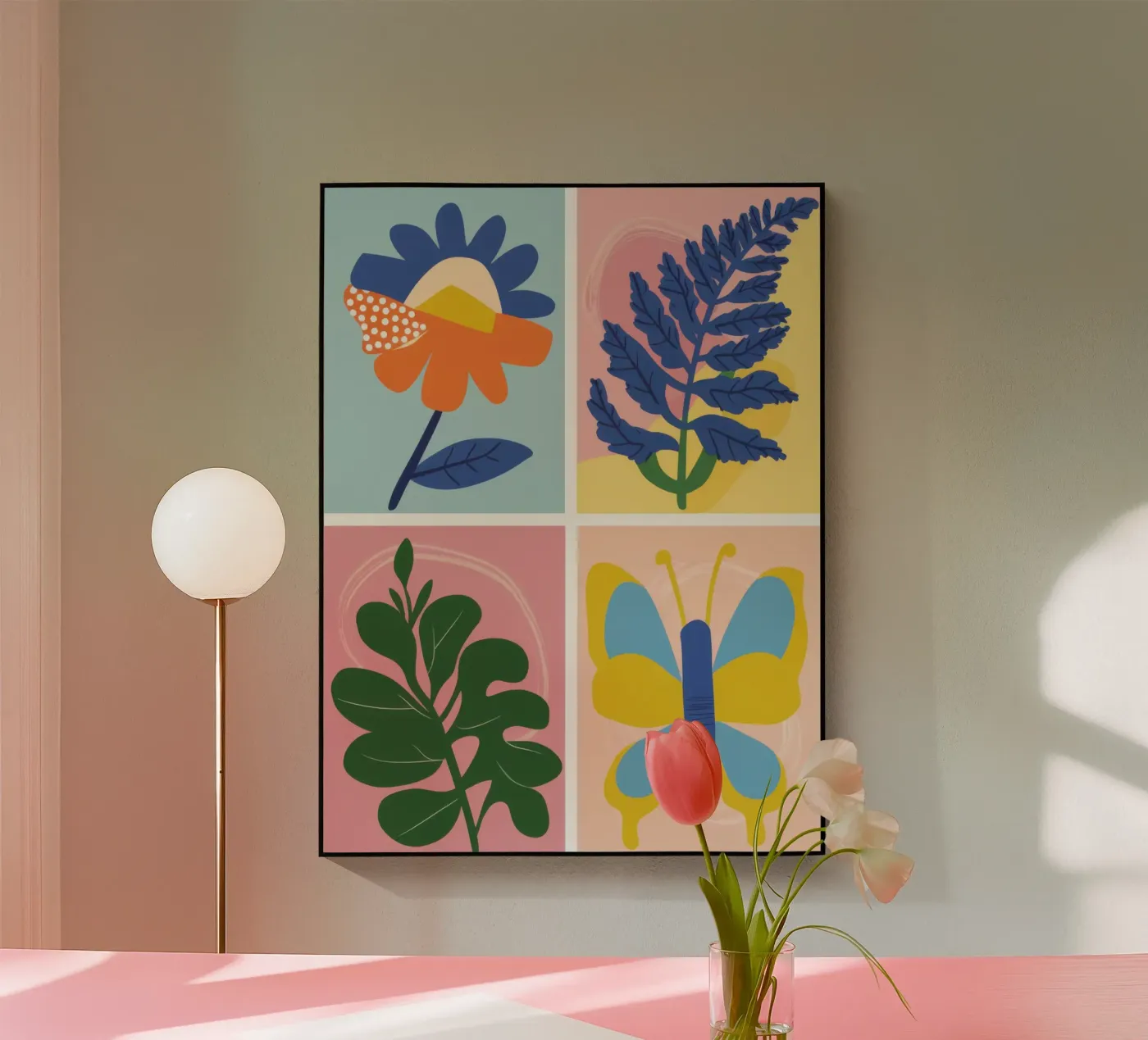 Griglia di studio botanico plexiglass da Solar Paint