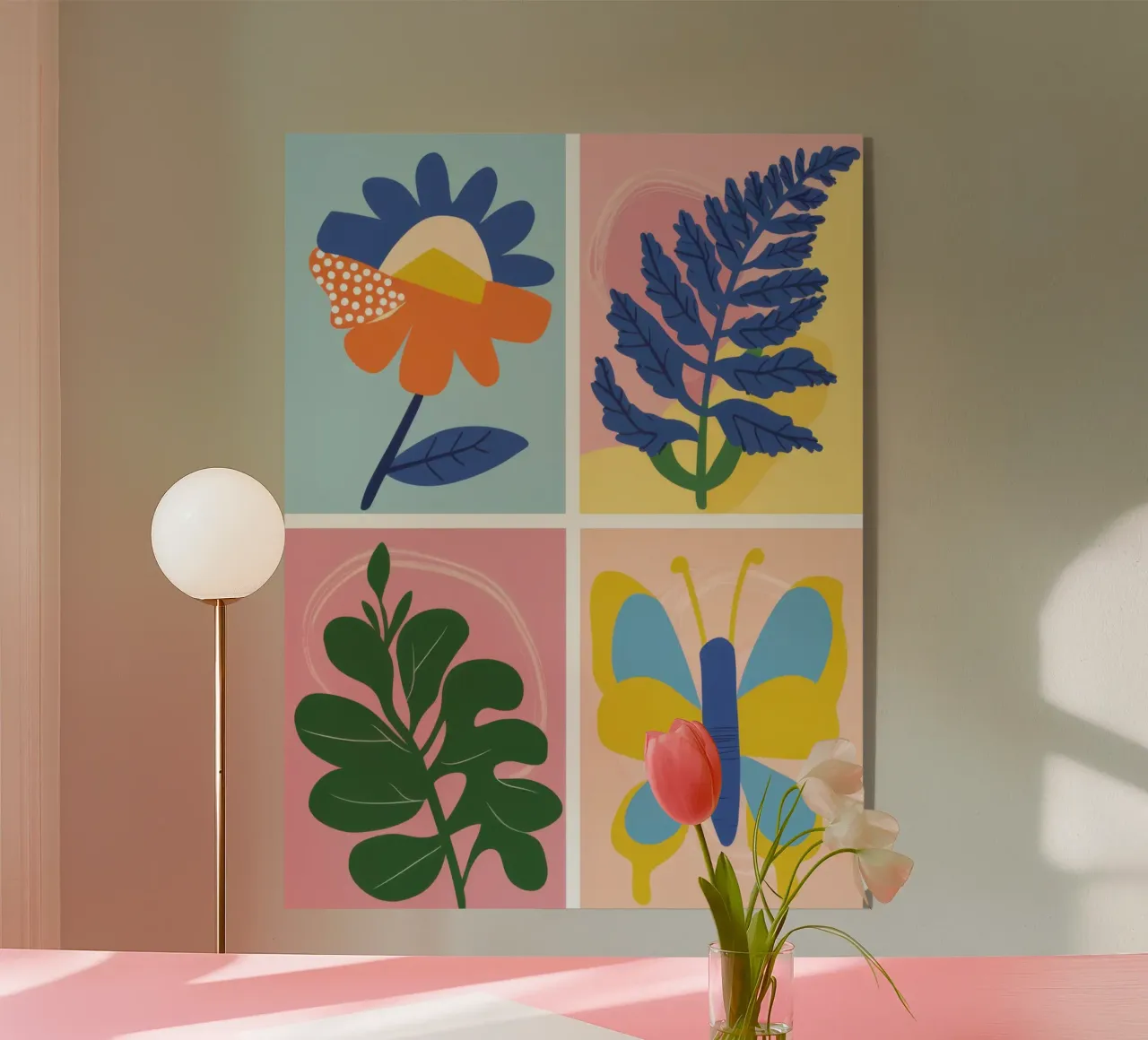 Griglia di studio botanico plexiglass da Solar Paint