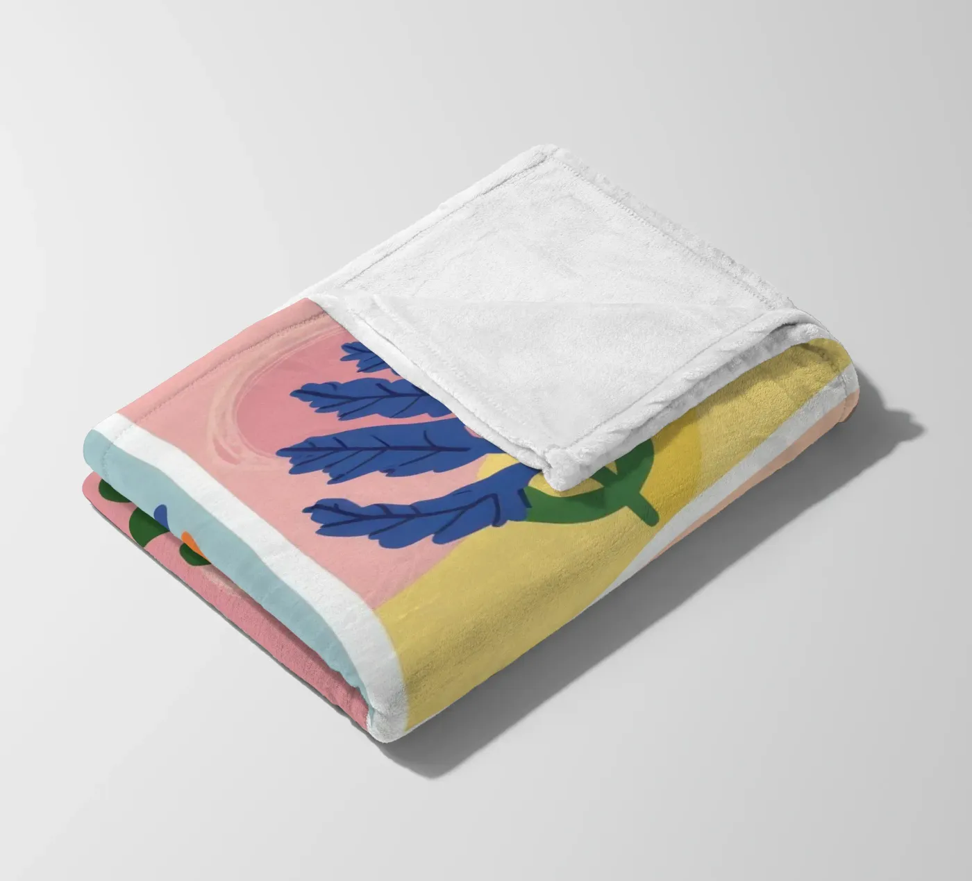 Botanical Study Grid Fleecedecke von Solar Paint