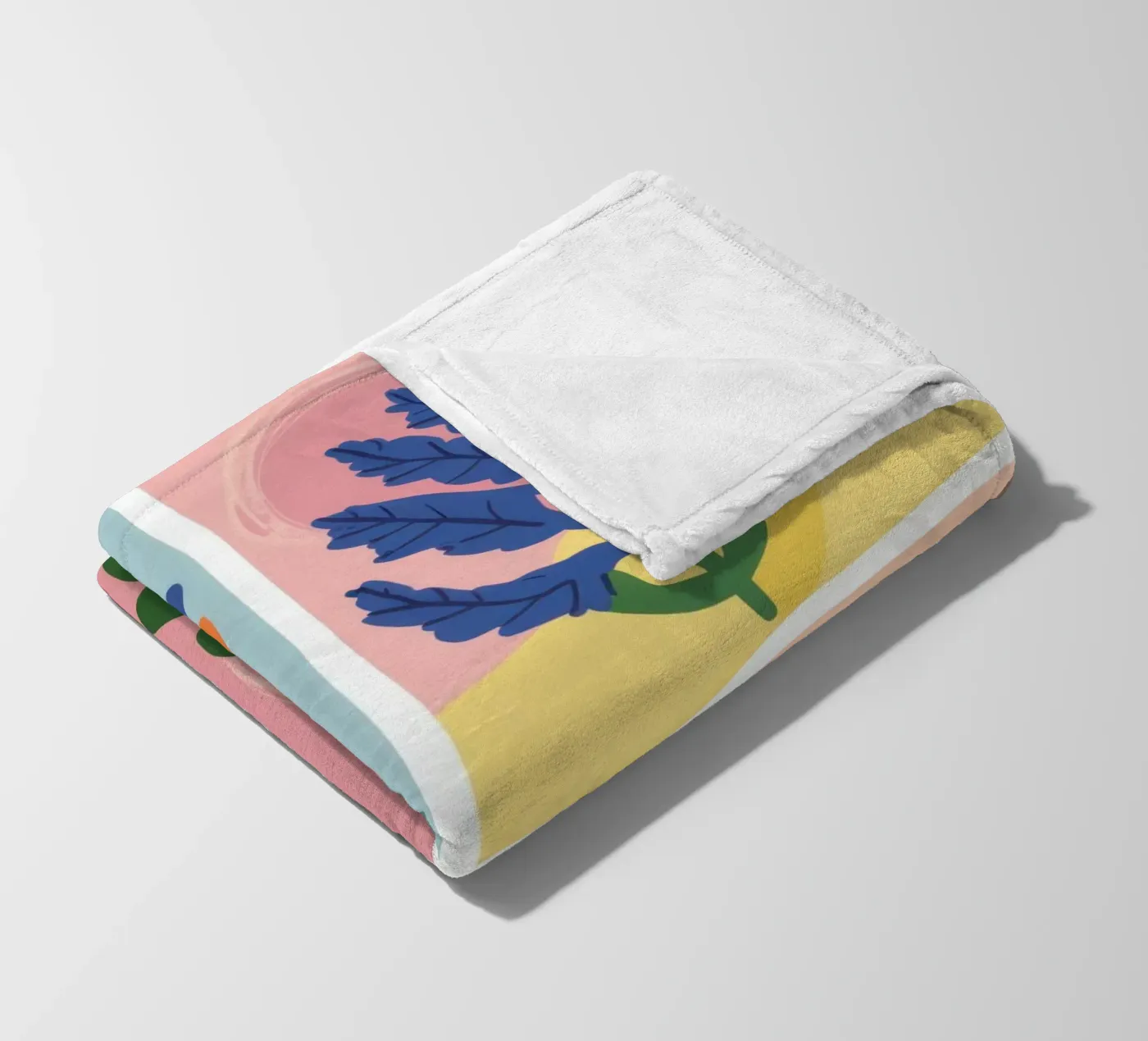 Botanical Study Grid Fleecedecke von Solar Paint