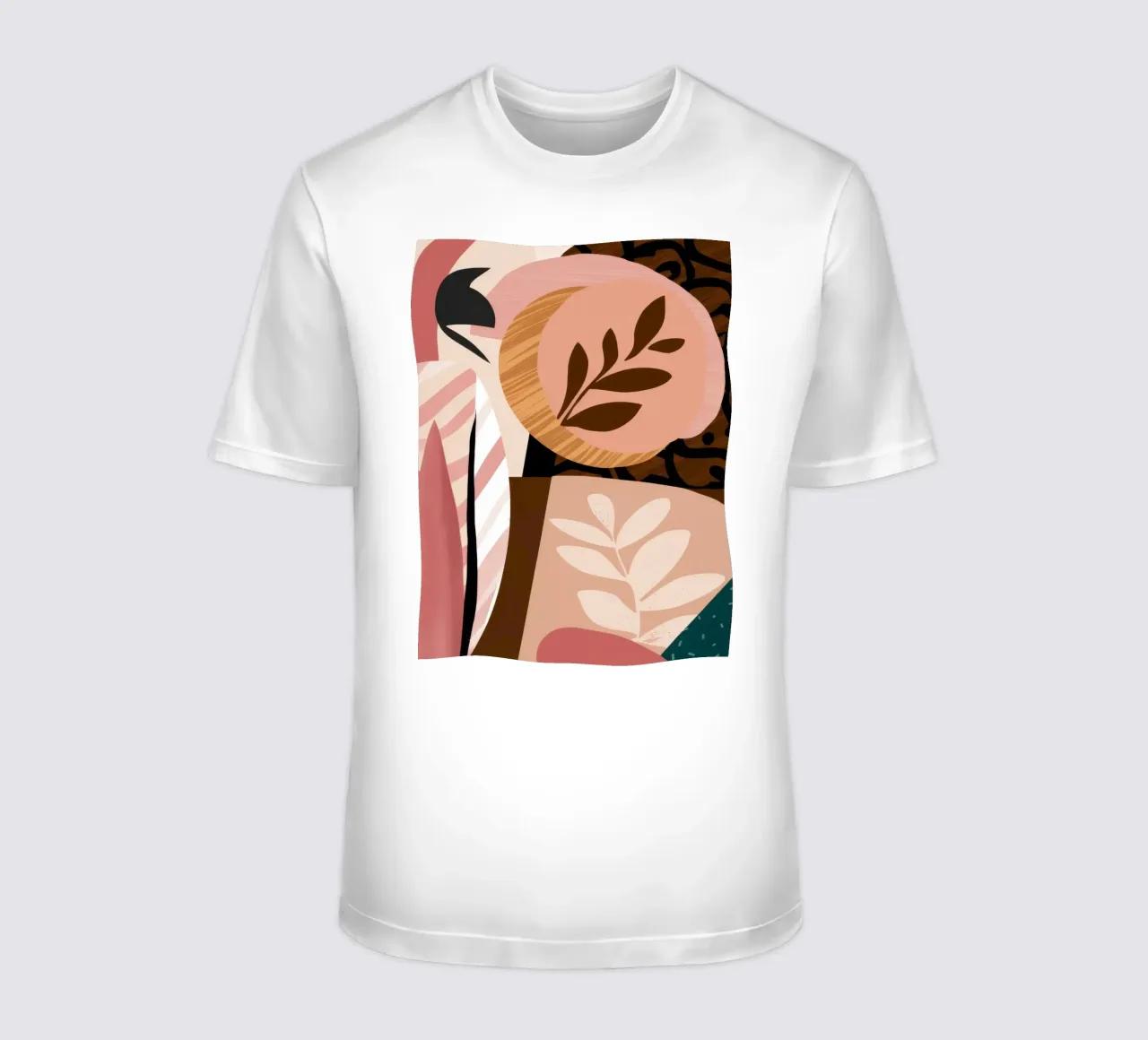 Blush Botanical Stillness t-shirt da Bring Haven