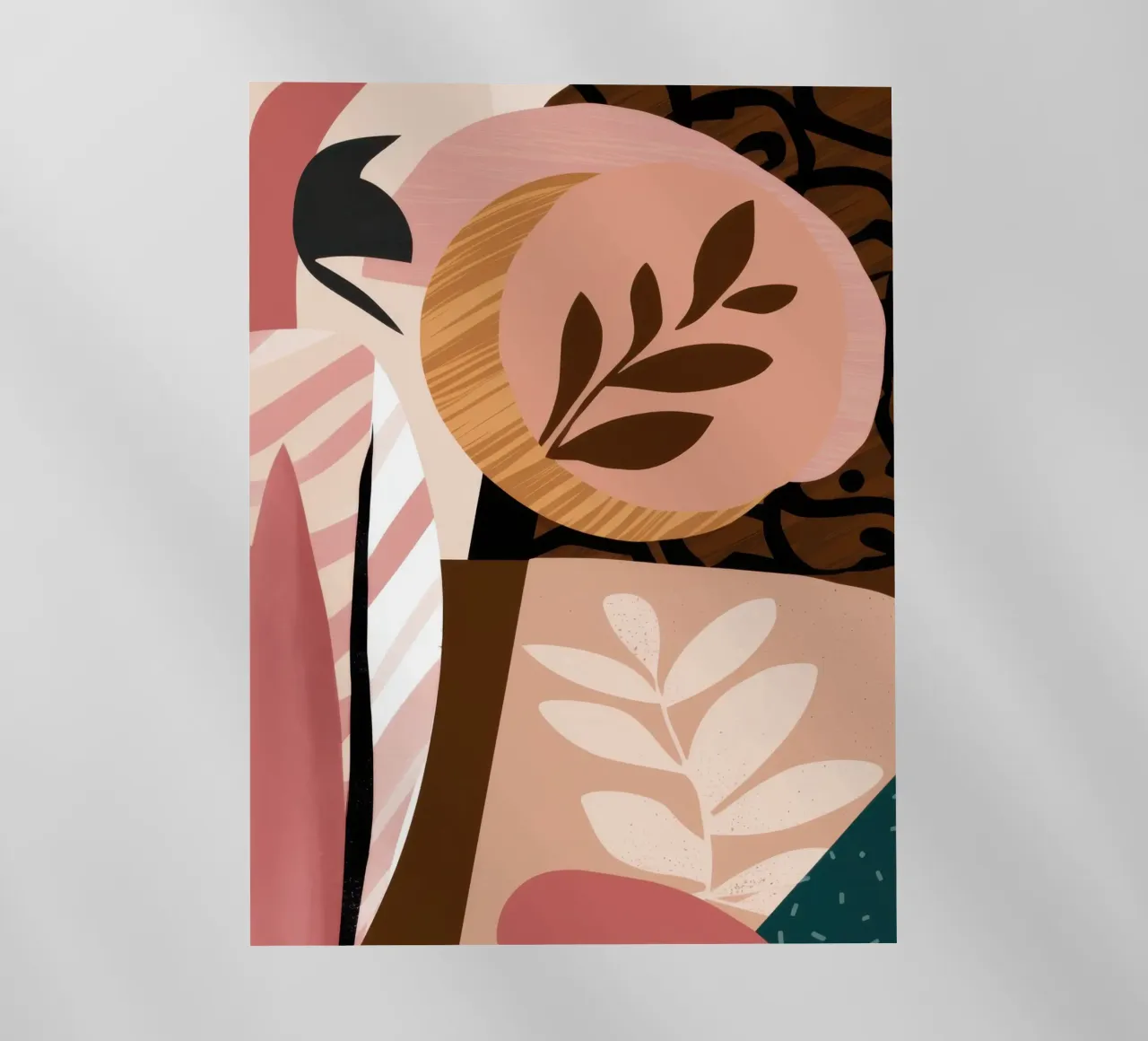 Blush Botanical Stillness pellicola backlit da Bring Haven