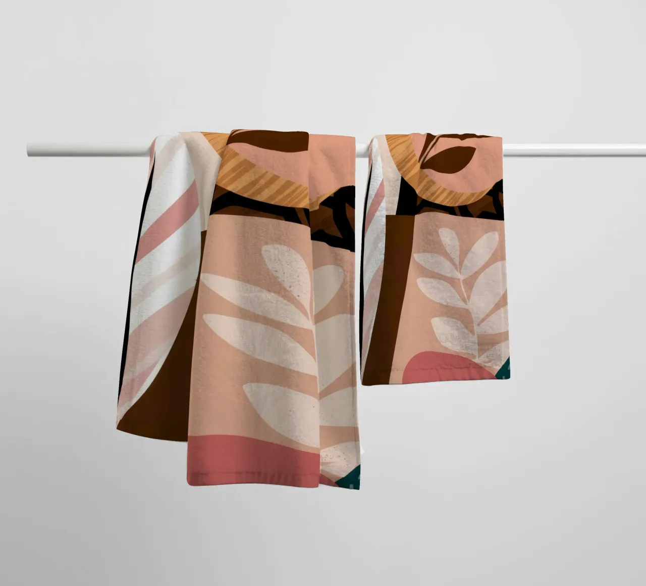 Blush Botanical Stillness asciugamano da bagno da Bring Haven