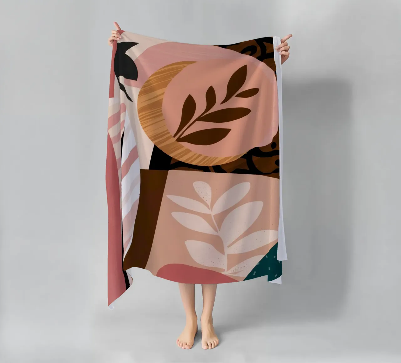 Blush Botanical Stillness telo mare da Bring Haven