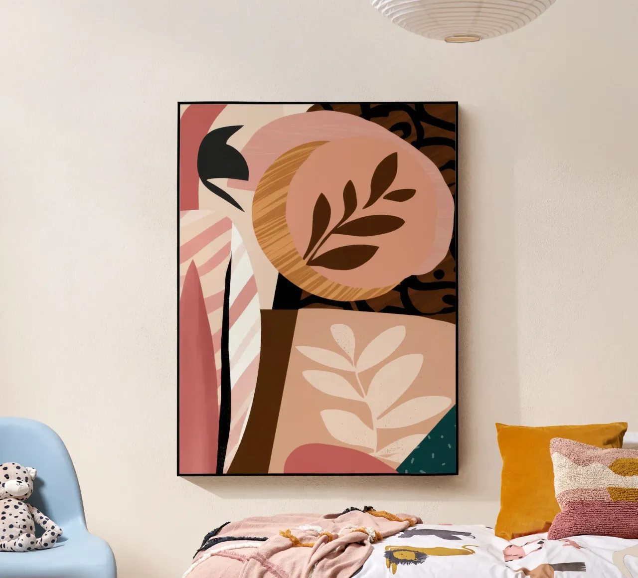 Blush Botanical Stillness plexiglass da Bring Haven