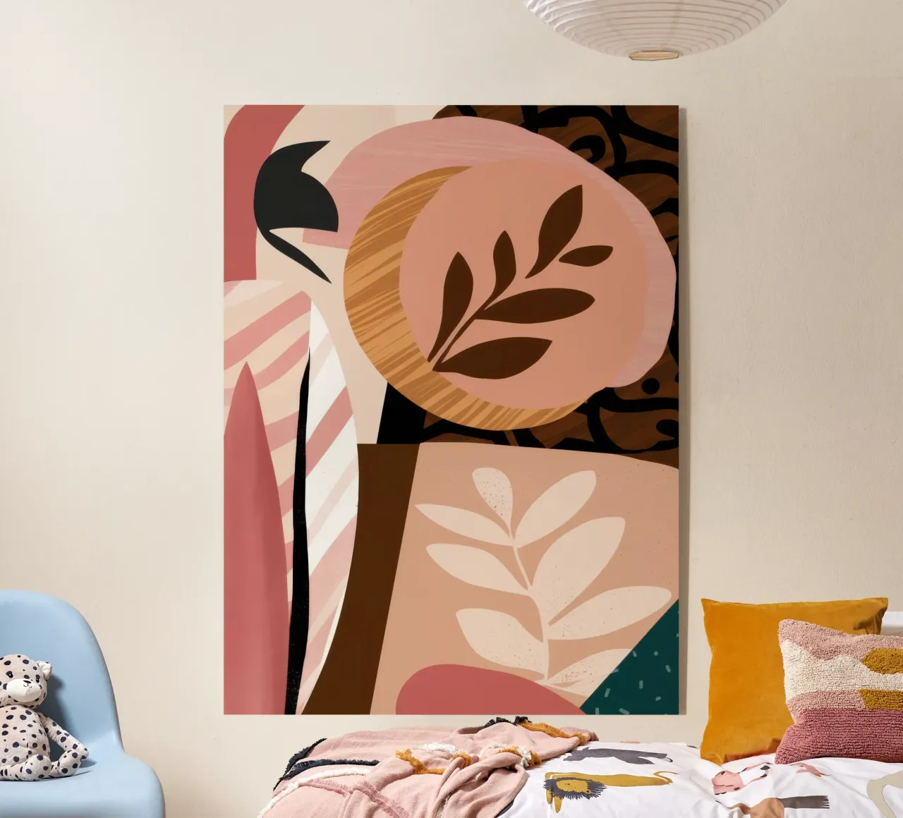Blush Botanical Stillness plexiglass da Bring Haven