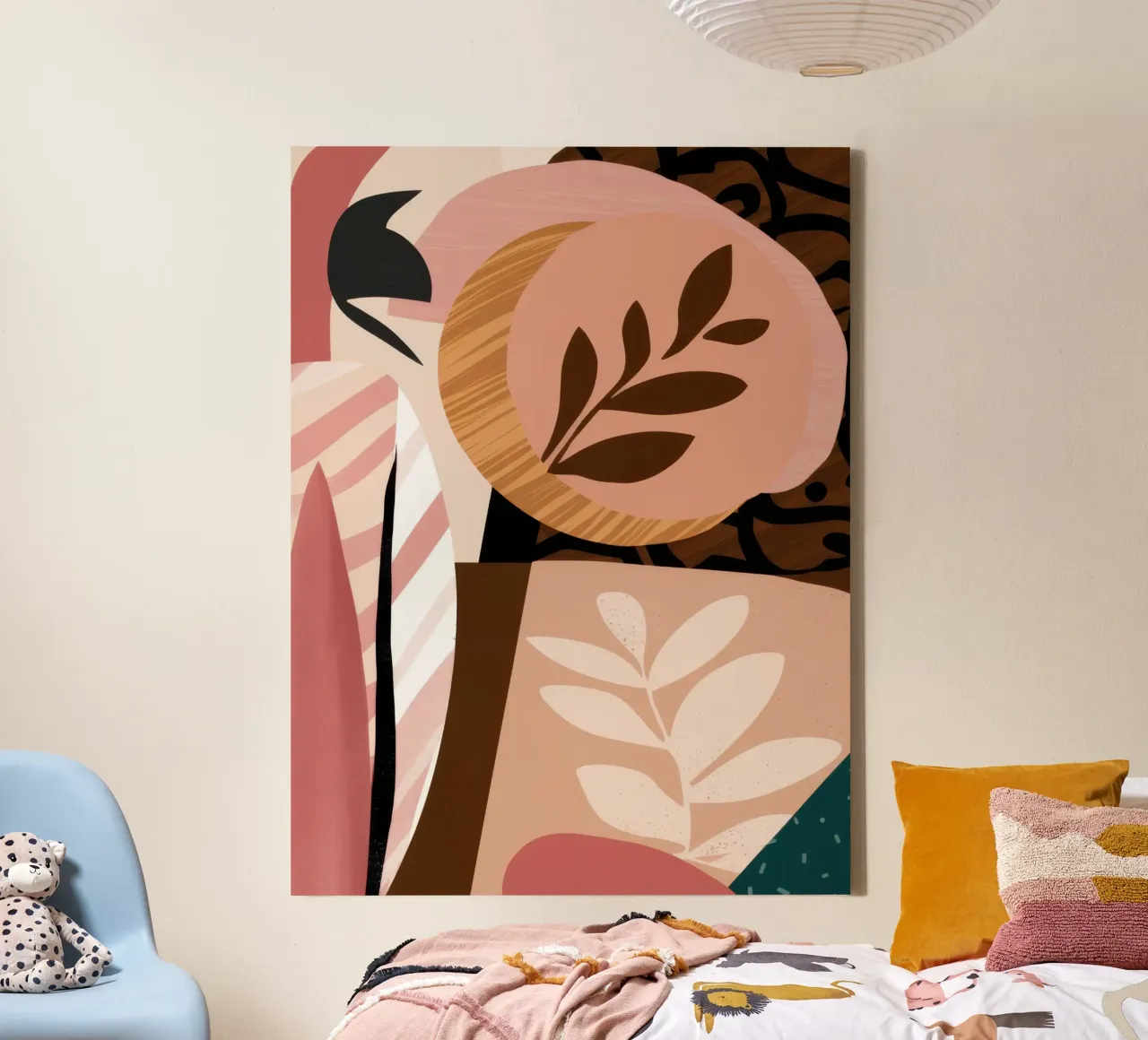 Blush Botanical Stillness tela da Bring Haven