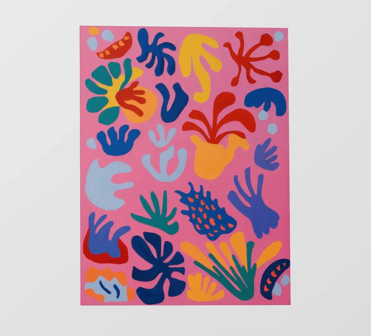 Playful Floral Abstract photo wallpaper by Solar Paint