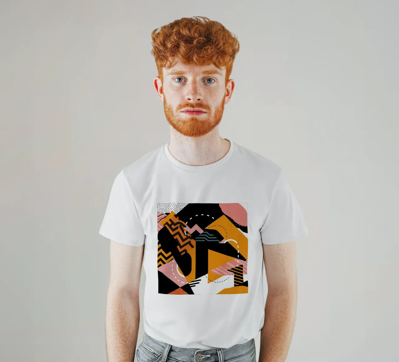 Caos geometrico dinamico t-shirt da Bring Haven