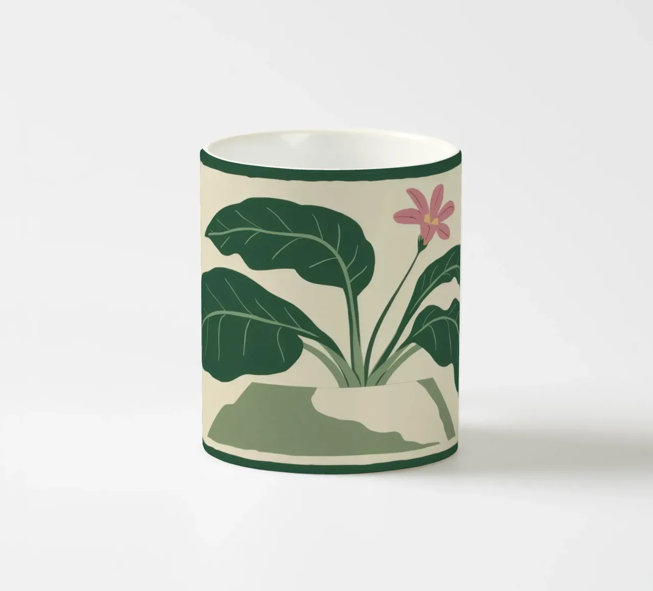 Semplicità Rosa Fiorita tazza in ceramica da Prism Ritual