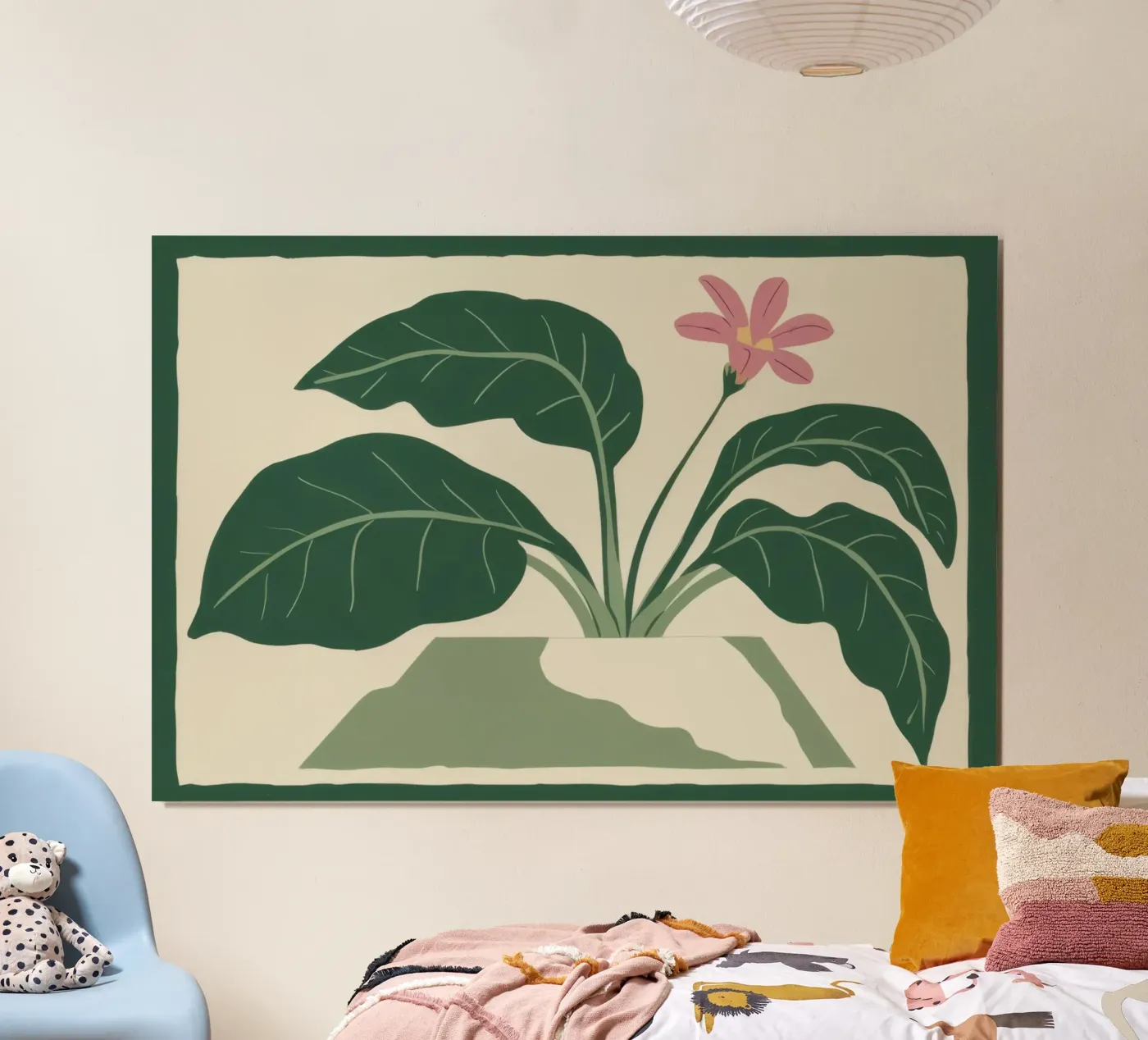 Simplicity Pink Bloom poster by Prism Ritual