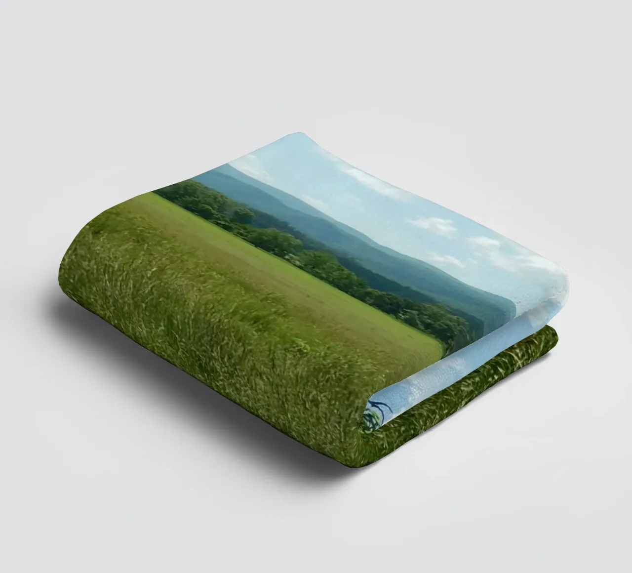field mountains asciugamano da bagno da Horsire