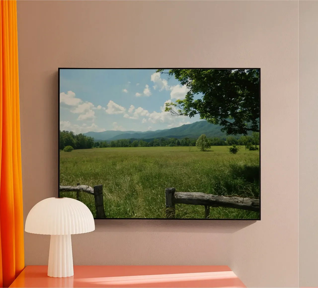 field mountains plexiglass da Horsire