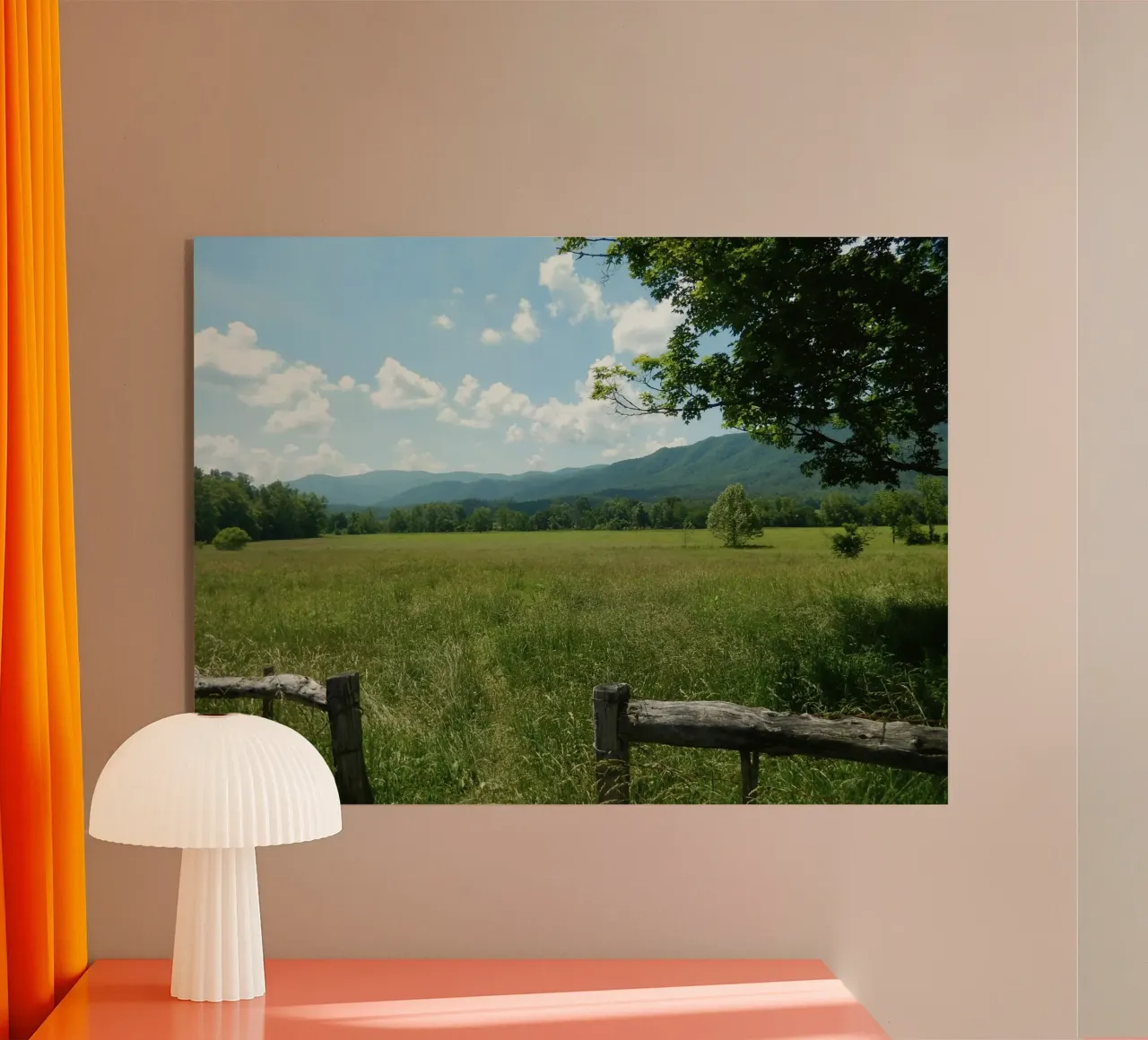 field mountains plexiglass da Horsire