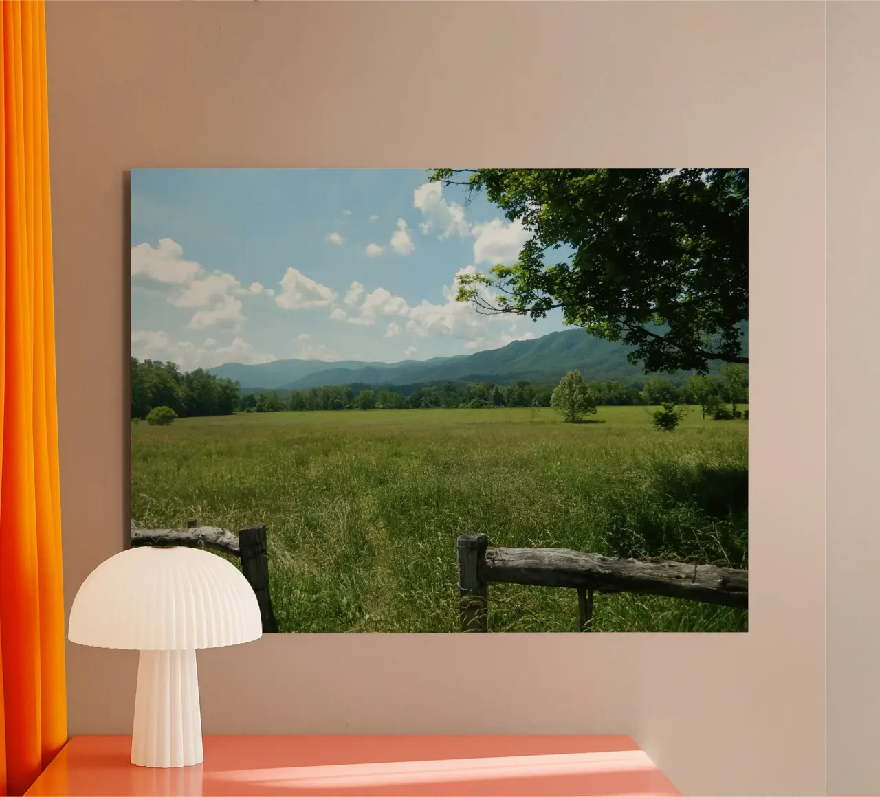 field mountains alluminio dibond da Horsire