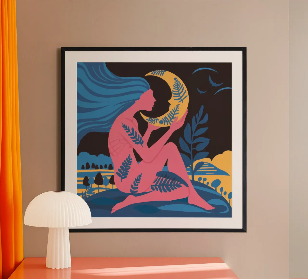 Dea del mare lunare carta hahnemühle da Solar Paint