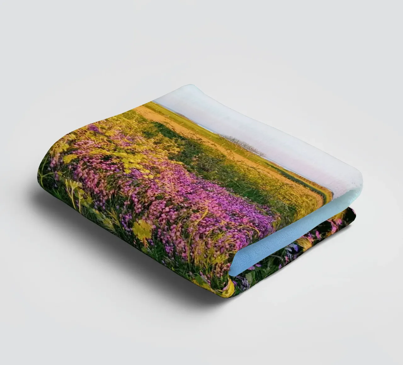 meadow vegetation towel by cofa home