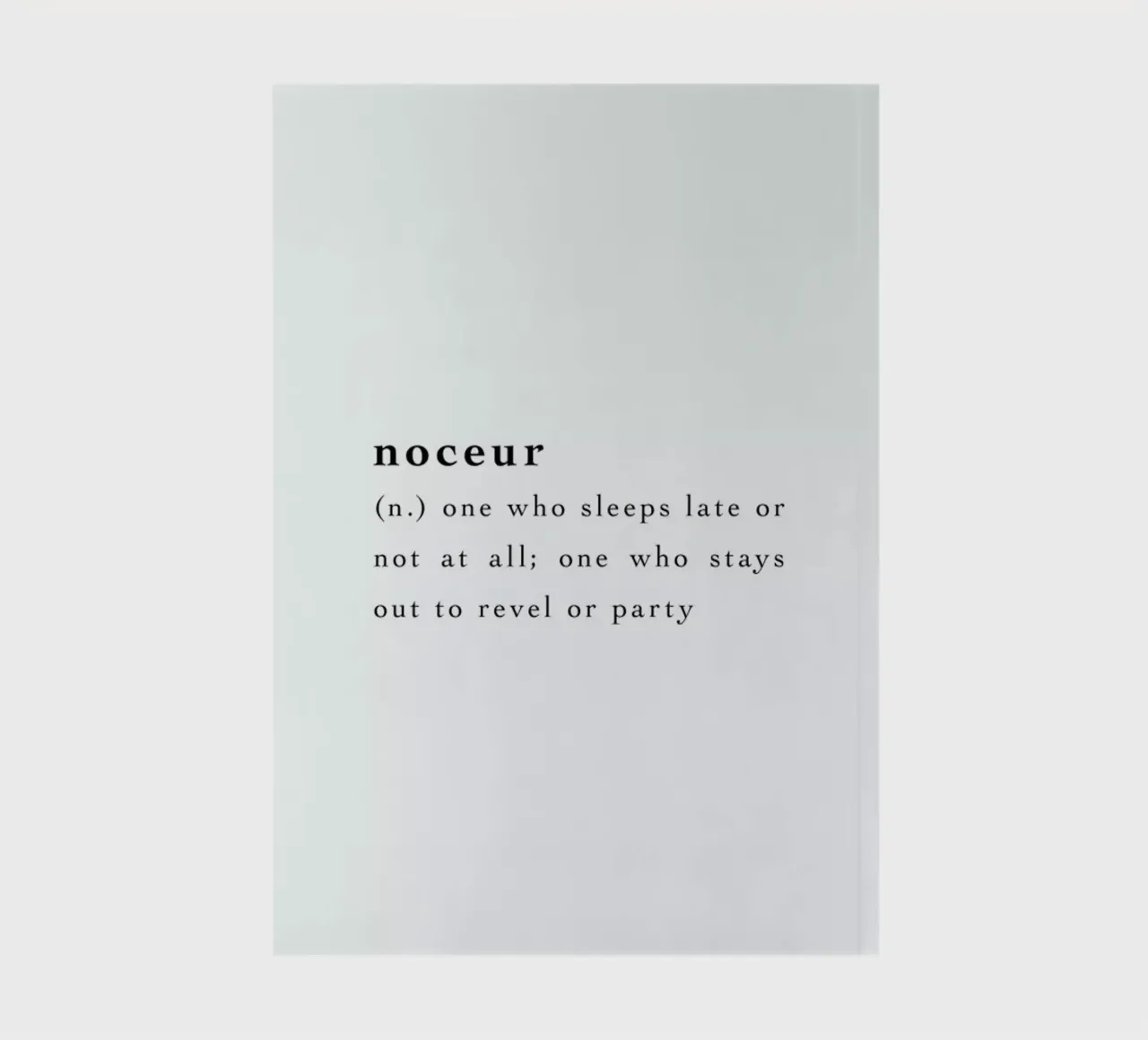 Noceur notebook by Studio One