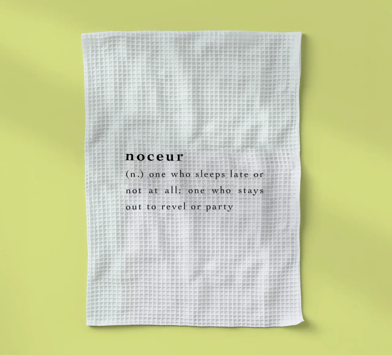 Noceur tea towel by Studio One