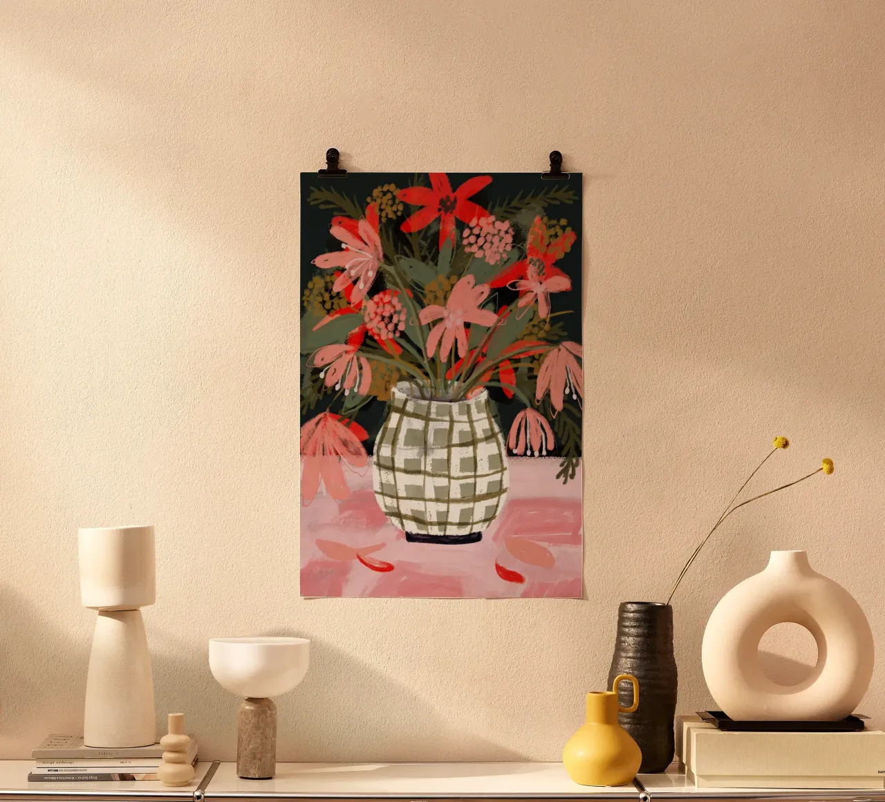 Plaid Vase No 2 poster da treechild