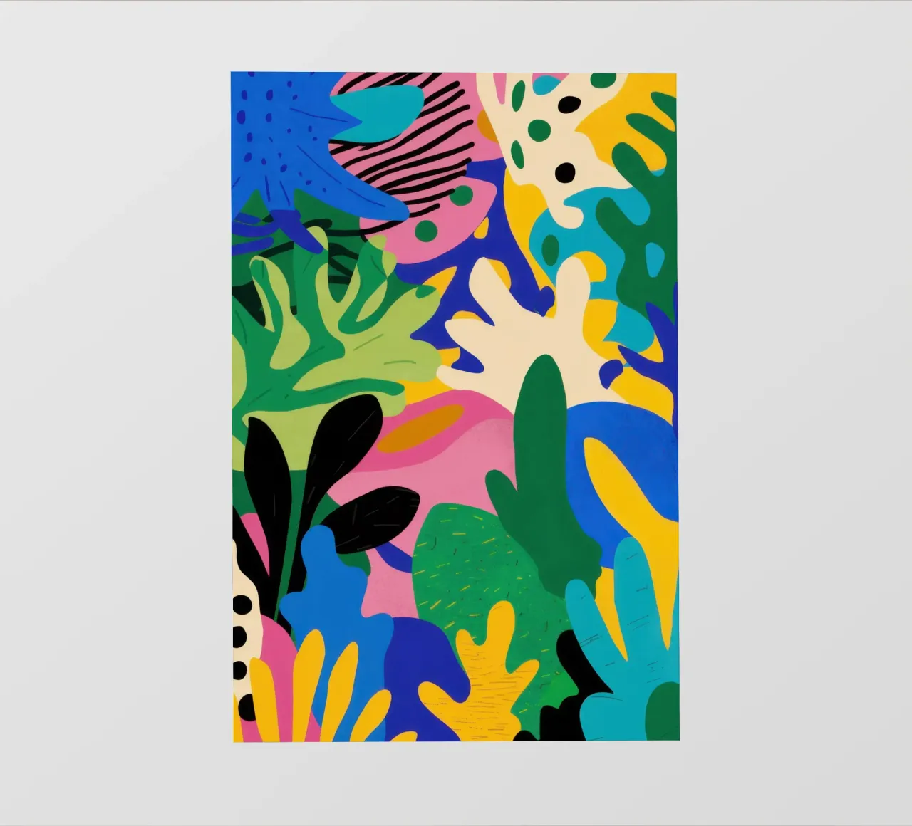 Vibrant Jungle Chaos backlit film by Veil Maya