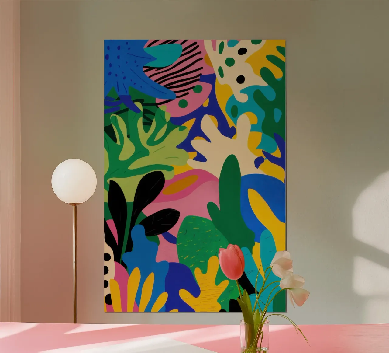 Vibrant Jungle Chaos hahnemühle by Veil Maya