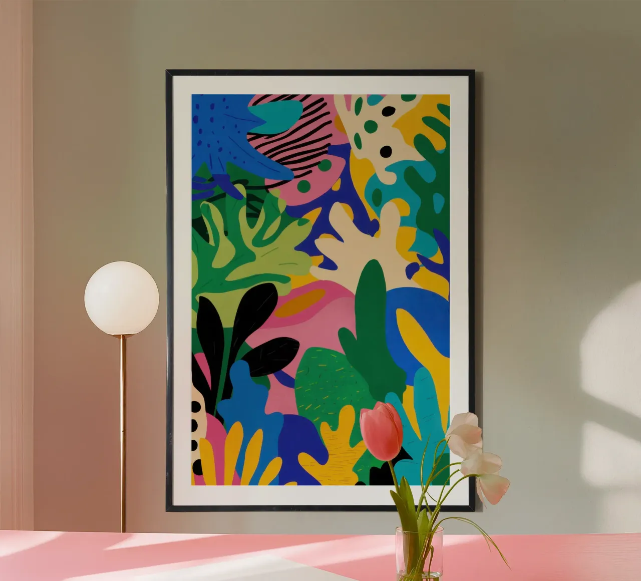 Vibrant Jungle Chaos hahnemühle by Veil Maya