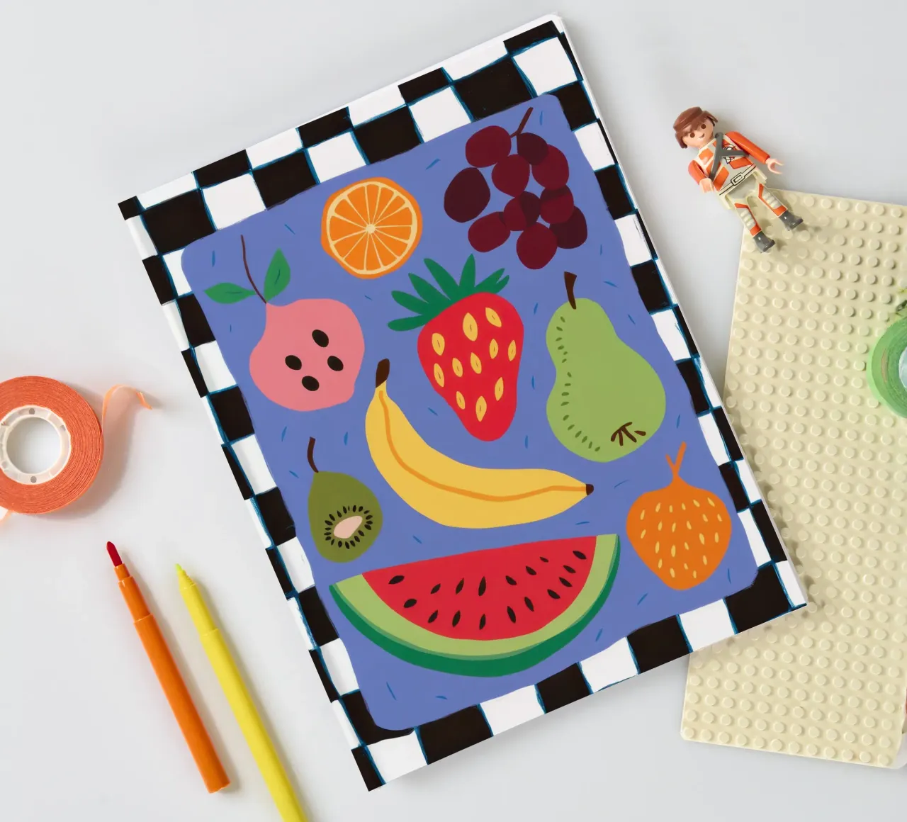 Misto di frutta a scacchiera diario da Bring Haven
