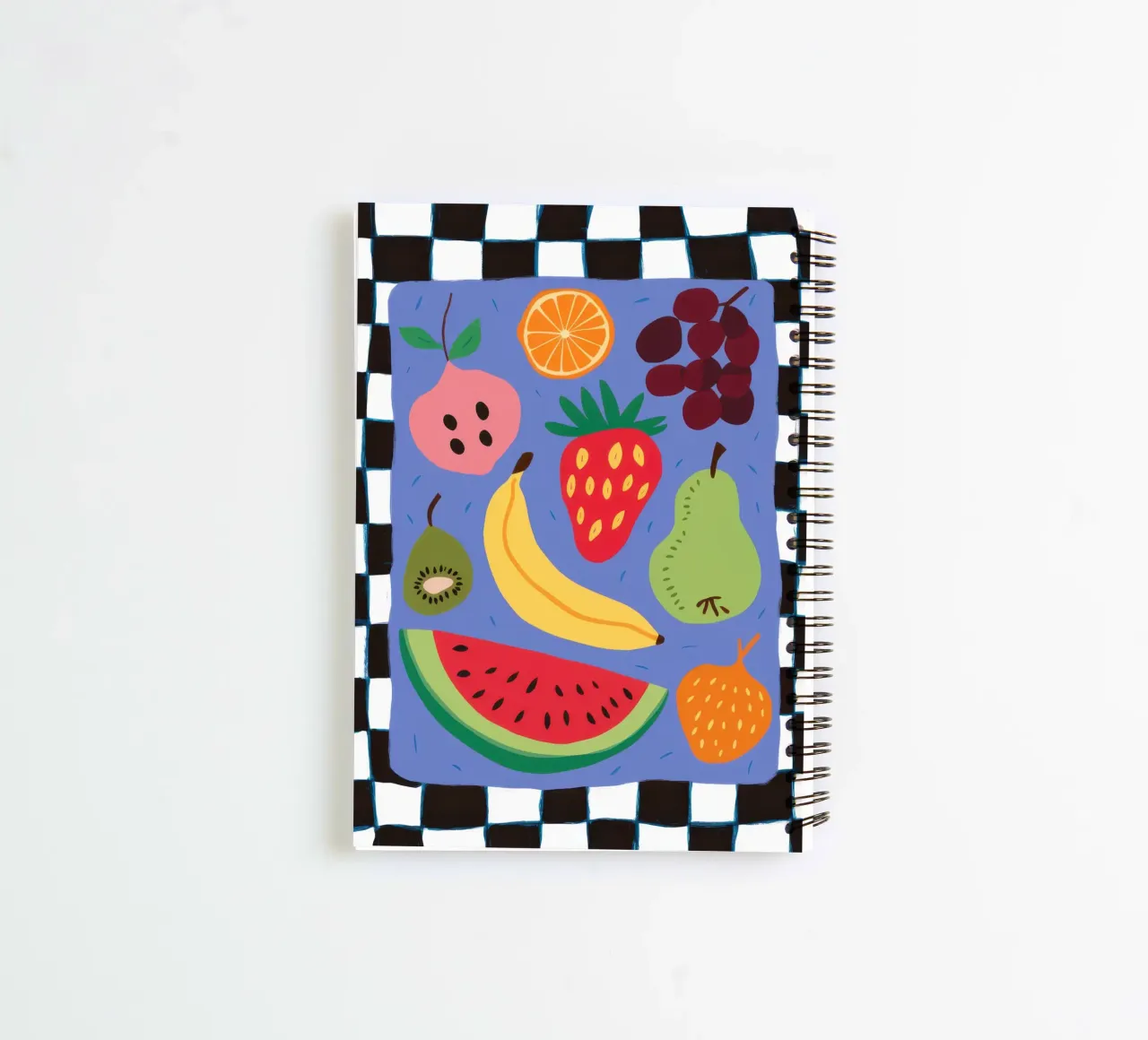 Misto di frutta a scacchiera diario ad anelli da Bring Haven