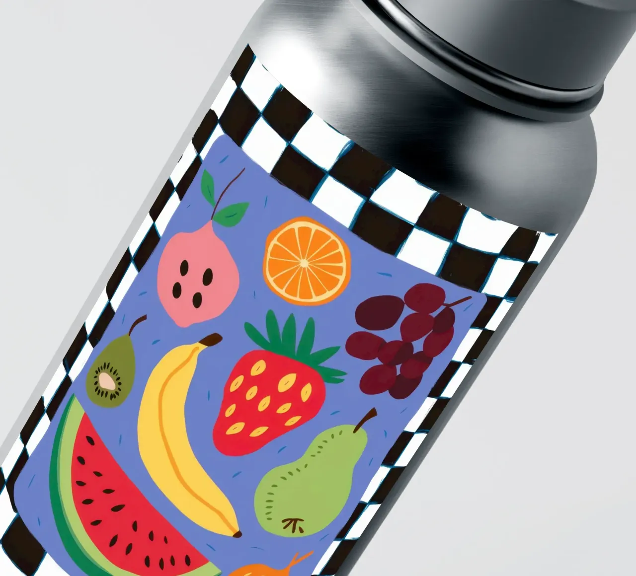 Karierte Fruchtmischung Sticker von Bring Haven