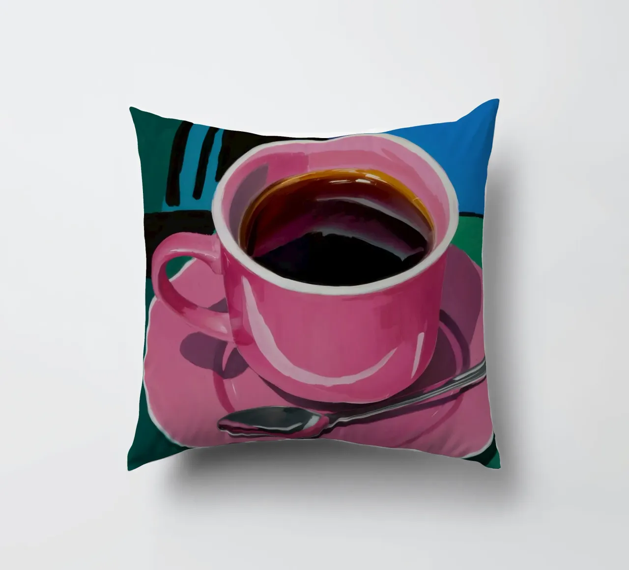 Tazza di caffè rosa cuscino da Flock Reverie