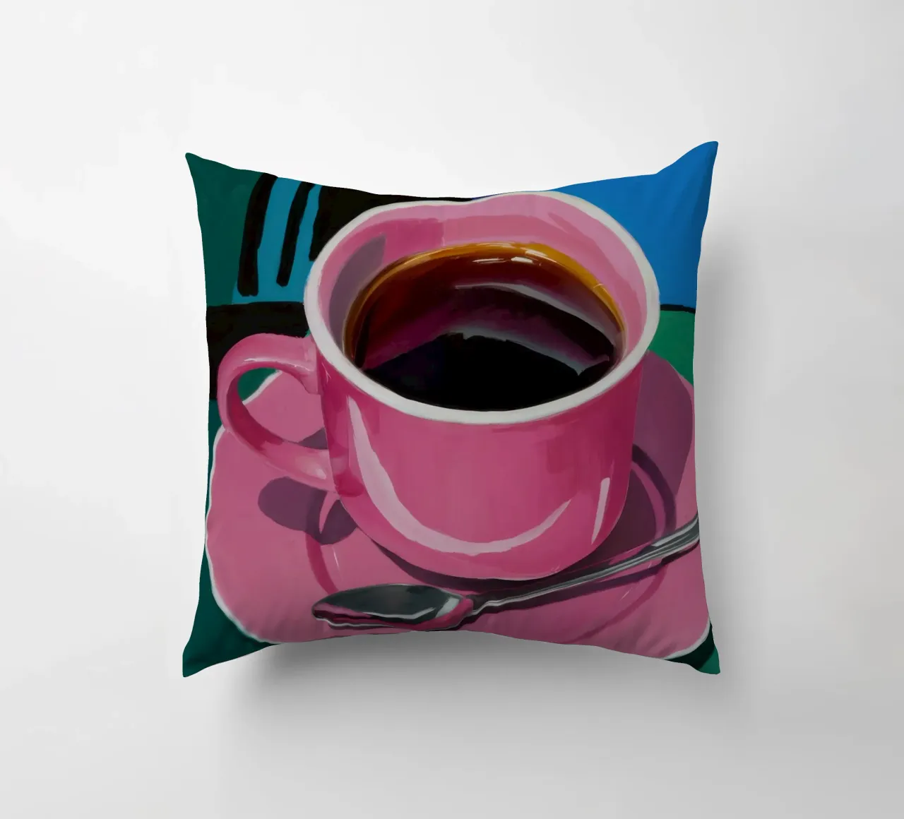 Tazza di caffè rosa cuscino da Flock Reverie