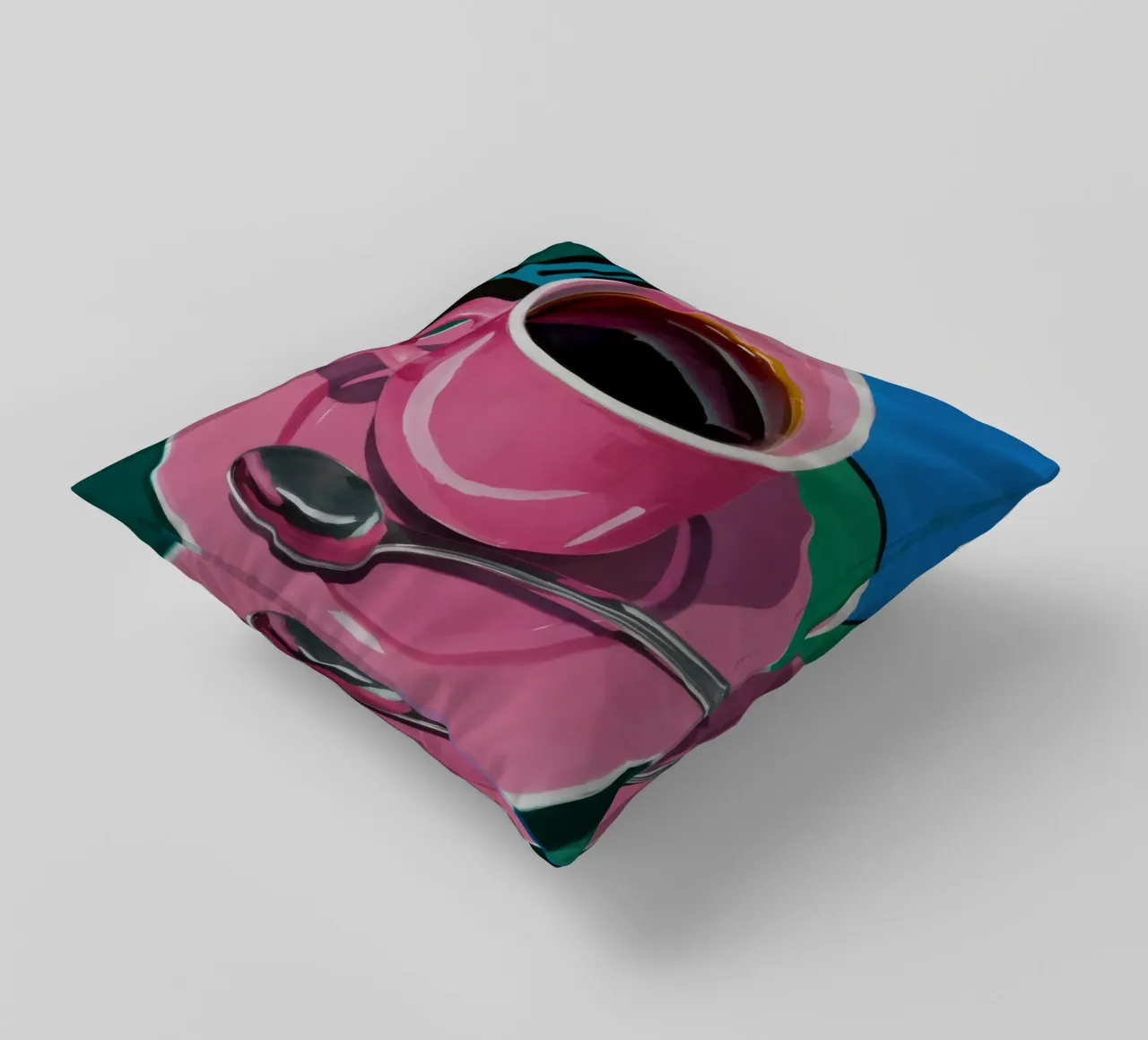 Tazza di caffè rosa cuscino da Flock Reverie