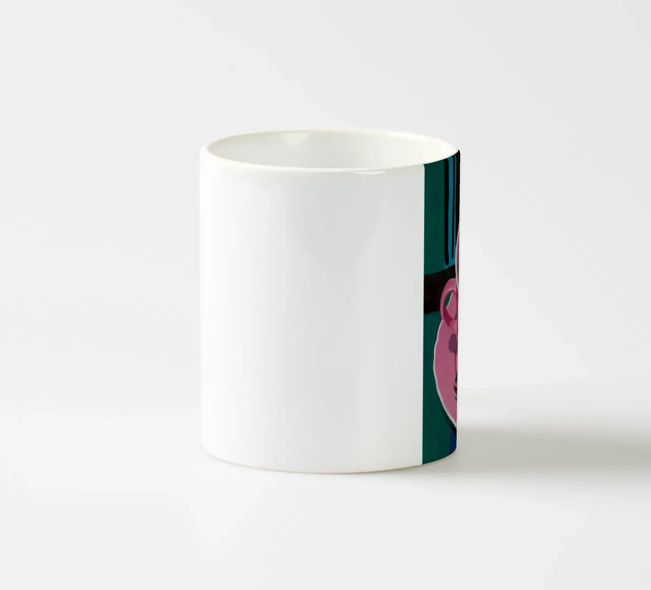 Tazza di caffè rosa tazza in ceramica da Flock Reverie