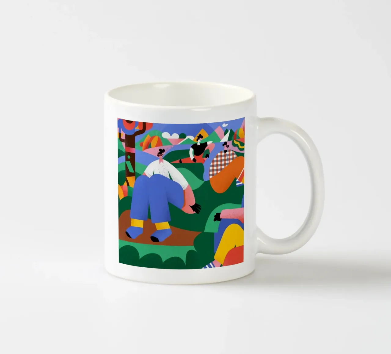 Esploratore urbano massimalista tazza in ceramica da Veil Maya