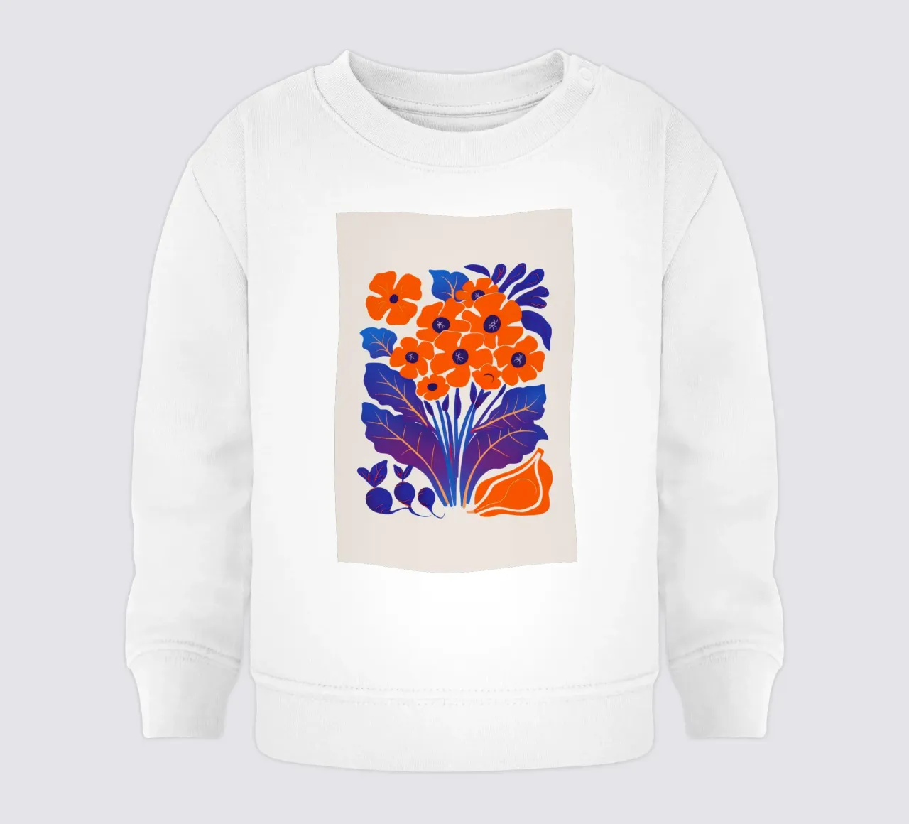 Bouquet ispirato a Maraoui felpa neonato da Bring Haven
