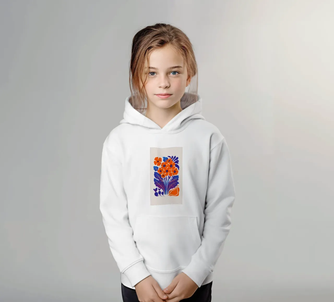 Bouquet ispirato a Maraoui felpa bambino con cappuccio da Bring Haven