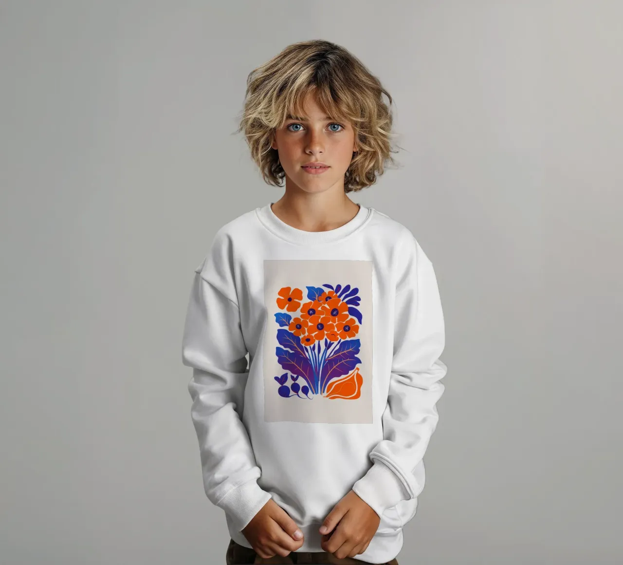 Bouquet ispirato a Maraoui felpa bambino da Bring Haven