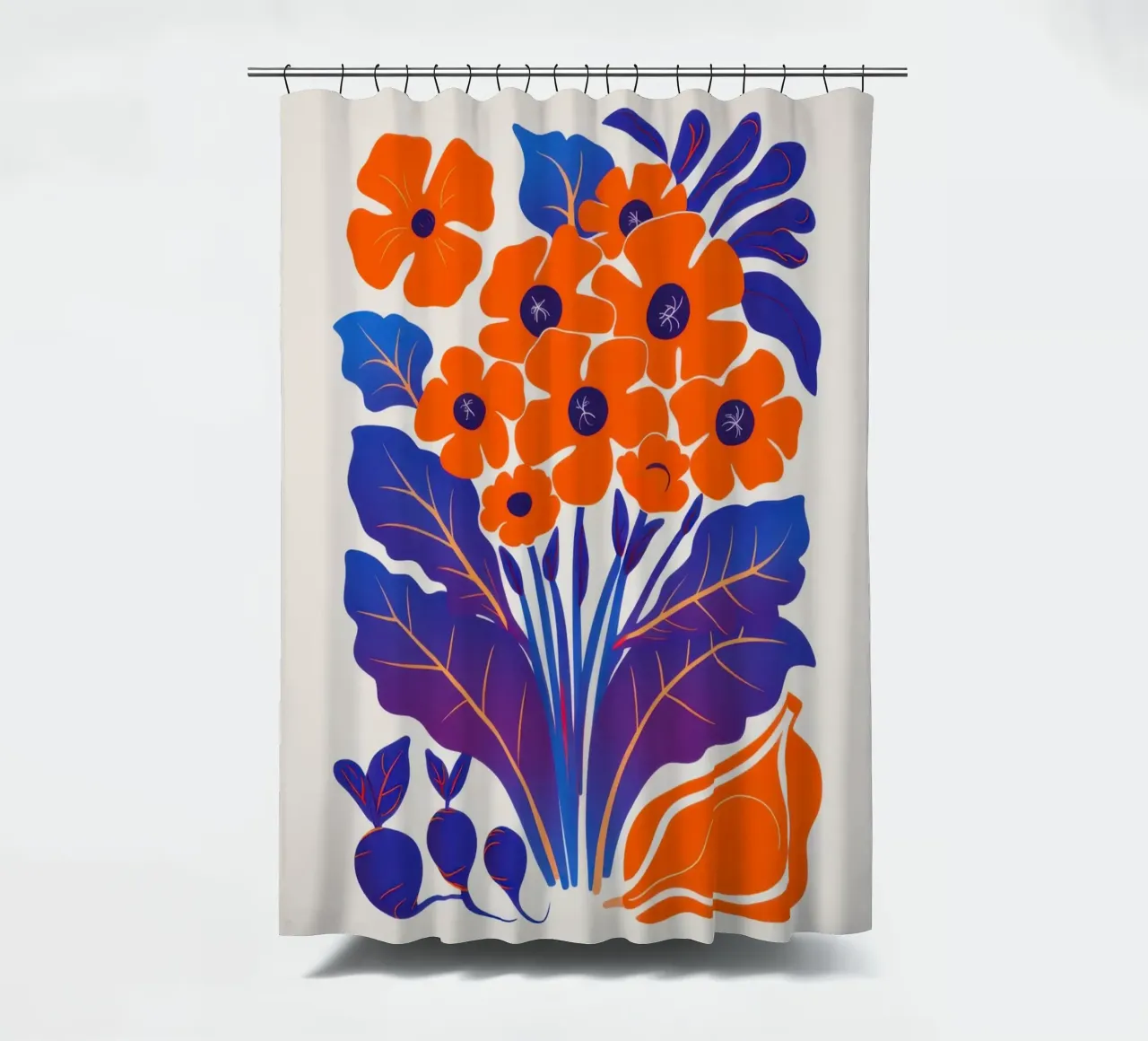 Maraoui Inspired Bouquet shower curtain by Bring Haven