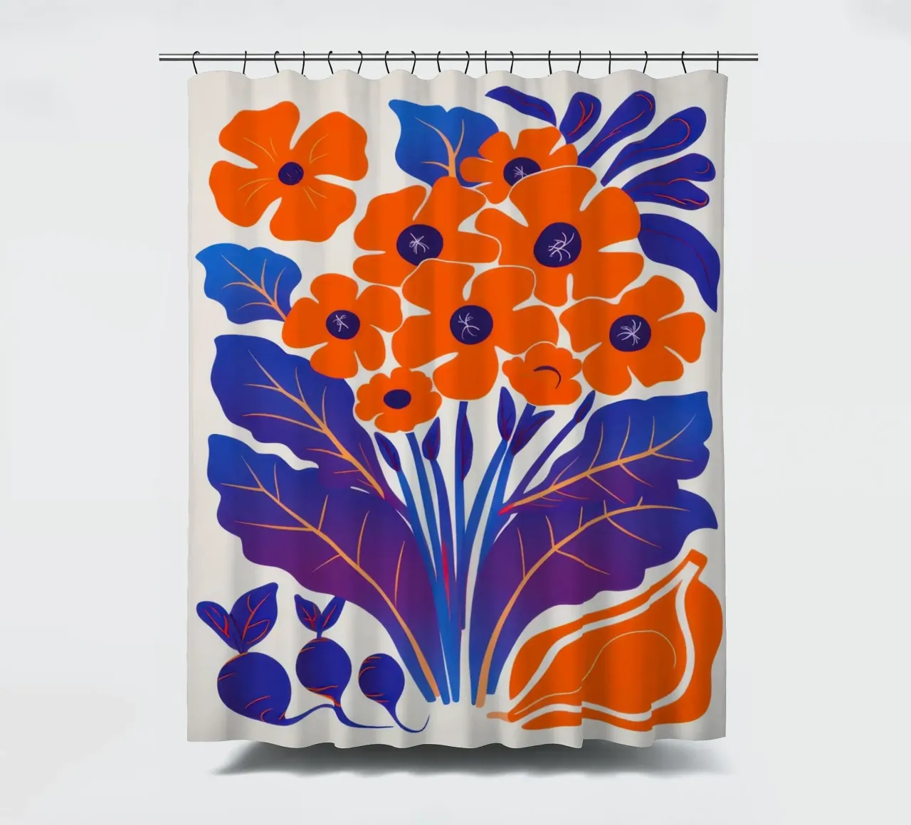 Maraoui Inspired Bouquet shower curtain by Bring Haven