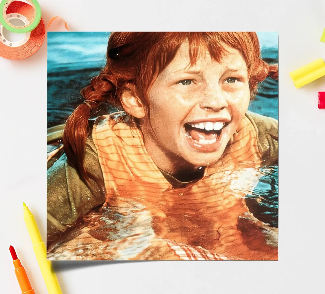 Pippi Langstrumpf p2 Stickerbogen von Earl Beeman